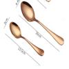 GOODJAYVEN Silverware Flatware Set, 4/16/24/32/40/48 Pieces Black Gold Stainless Steel Cutlery Set Steak Knife, Fork And Spoon Tableware (Color : Black Gold, Size : 10Set-40Pcs) view 3