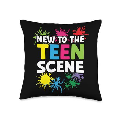 13th Birthday Party Bday Thirteenth Birthday 13 Years Old Throw Pillow