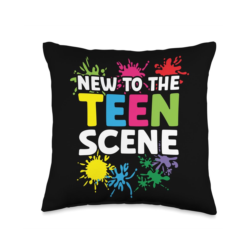 13th Birthday Party Bday Thirteenth Birthday 13 Years Old Throw Pillow