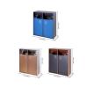 Outdoor Trash can Outdoor Garbage Cans Commercial Stainless Steel Hotel Lobby Vertical Smoke Extinguishing Barrel Elevator Entrance Peel Box Garbage can (Color : Brown) view 2