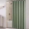 BILIKEYU Modern Shower Curtain Hotel Bathroom Curtain Door Curtain Partition Home (Green, One Size) view 4