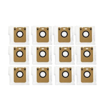 Dust Bag Compatible for Dreame Bot D10 Plus. Accessories RLS3D Robot Vacuum Cleaner Bags Dirty Bag Replacement Spare Parts (Color : 12 pcs)