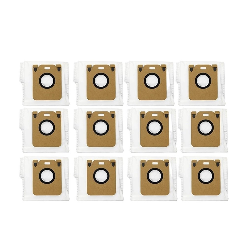 Dust Bag Compatible for Dreame Bot D10 Plus. Accessories RLS3D Robot Vacuum Cleaner Bags Dirty Bag Replacement Spare Parts (Color : 12 pcs)