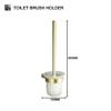 Stainless Steel Brushed Gold Towel Ring Rack Rod Holder Brush Paper Holder Glass Cup Dish Holder Bathrobe Hanging Clothes Hook,toilet brush holder view 2