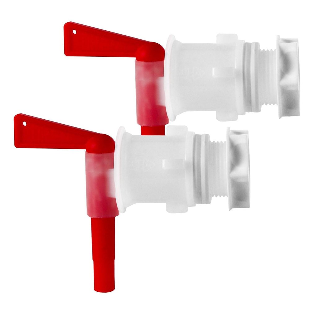 Bucket Spigot 5 Gallon Bucket Spigot, 2 Pack Plastic Bottling Bucket Spigot Fermenting Bucket Spigot for 5 Gallon Bucket Homebrew Wine Making Beer Fermentation Bucket Fermenter