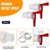Bucket Spigot 5 Gallon Bucket Spigot, 2 Pack Plastic Bottling Bucket Spigot Fermenting Bucket Spigot for 5 Gallon Bucket Homebrew Wine Making Beer Fermentation Bucket Fermenter view 4