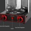 Vertical Doner Kebab Grill Machine, 360  Rotating Rotisserie Oven,Countertop Vertical Rotating Oven, Suitable For Family Gatherings And Friends Gatherings,Silver-B view 4