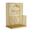 Umbrella Stand in Rectangle Quick Dry,for Home Entryway Can Store Walking Sticks Toys,with Removable Drain Tray/Gold view 1