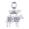 Meat Temperature Magnet, Meat Doneness Chart Magnet, Pork Cooking Temperature Chart, Acrylic Internal Cooking Temp Guide for BBQ Cooking Gift Men Grilling Party view 1