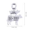Meat Temperature Magnet, Meat Doneness Chart Magnet, Pork Cooking Temperature Chart, Acrylic Internal Cooking Temp Guide for BBQ Cooking Gift Men Grilling Party view 2