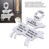Meat Temperature Magnet, Meat Doneness Chart Magnet, Pork Cooking Temperature Chart, Acrylic Internal Cooking Temp Guide for BBQ Cooking Gift Men Grilling Party view 4