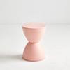 Ottoman Footstool Ottomans Foot Stool Dressing Stool Rest Stool Round Footstool Plastic Foot Stools Kitchen Foot Stool Ottoman for The Bedroom for Living Room, red-30x43cm (Pink 3 view 1