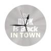 Big Dick is Back in Town Wall Clock Oil Painting Round Decor Non Ticking for Home Office School view 1