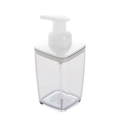 Soap Dispenser Soap Dispenser for Kitchen Sink Plastic Soap Dispenser Can Be Reused, Bathroom and Kitchen Soap Dispenser, Solid Color Is Suitable for all Kinds of Liquids Hand Soap Dispenser(A)