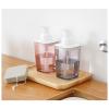 Soap Dispenser Soap Dispenser for Kitchen Sink Plastic Soap Dispenser Can Be Reused, Bathroom and Kitchen Soap Dispenser, Solid Color Is Suitable for all Kinds of Liquids Hand Soap Dispenser(A) view 4