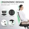 balmstar Desk Office Chair, Ergonomic Comfy Office Chairs, High Back Gaming Chair with Wheels, Home Mesh Computer Chair-350LBS Capacity, Lumbar Support, Adjustable Headrest, Flip-up Armres view 3