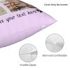 Custom Pillow Case with Picture Text, Personalized Photo Pillow Cover, Customized Throw Pillow Covers Gifts for Men Women Boys Girls 2 Photos view 4