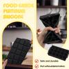 2 Pcs Ice Cube Tray, Silicone Ice Tray, 15 Ice Cube Molds with Lids, Stackable Ice Cube Molds for Chilling Drinks, Whiskeys, Cocktails (Black) view 4