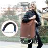 ABBNIA Spacmirrors Shopping Trolleys Folding Shopping Cart for Groceries Metal Utility Trolley with Waterproof Shop Bag Camping Travel Moving Folding Cart (2) view 3