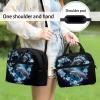 ZUXONGSY Dolphin Insulated Lunch Box for Girls 6-8/4-6 Years Old Heart Floral Lunch Bag with Zipper Kids Lunch Tote Bag School Small Lunchbag view 3