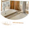Amosfun Ergonomic Bath Bucket Holder Telescopic Bathtub Rack Storage Shelf for Tablets Smartphones Bath view 4