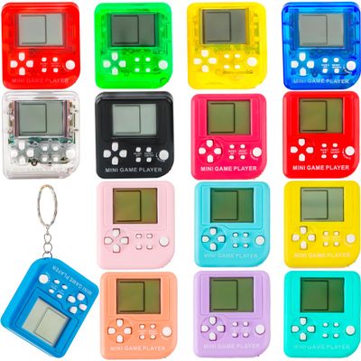 Conagel 15 Pcs Video Game Keychain Video Game Party Favors Mini Multicolors for Kids Bag Fillers (Color Style 1)