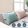 GKWW Triangular Wedge Pillow Headboard Bolster Pillow with Removable Cover Back Support Backrest Reading Pillows Waist Protection Reading Pillow Decorative Throw Pillows for Sofa,Bed,Bay Window view 3