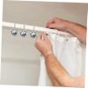 Amosfun 12pcs Acrylic Shower Curtain Hooks Chic Bathroom Decor Modern Farmhouse Style view 4
