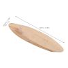 EXCEART 25Pcs Oval Driftwood Slices Natural Wood Blanks for DIY Crafts Coastal Vase Filler Home Decor 3.15X1.1X0.28 Inches view 2