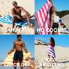 Dock & Bay Beach Towel - Quick Dry, Sand Free - Compact, Lightweight - 100% Recycled - Includes Bag - Cabana - Set J (6), Large (160x90cm, 63x35) view 4