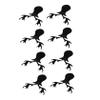 Ciieeo 8pcs Christmas Elk Cutlery Festive Tableware Holders for Xmas Dinner Parties and Decorative Utensil Bags view 1