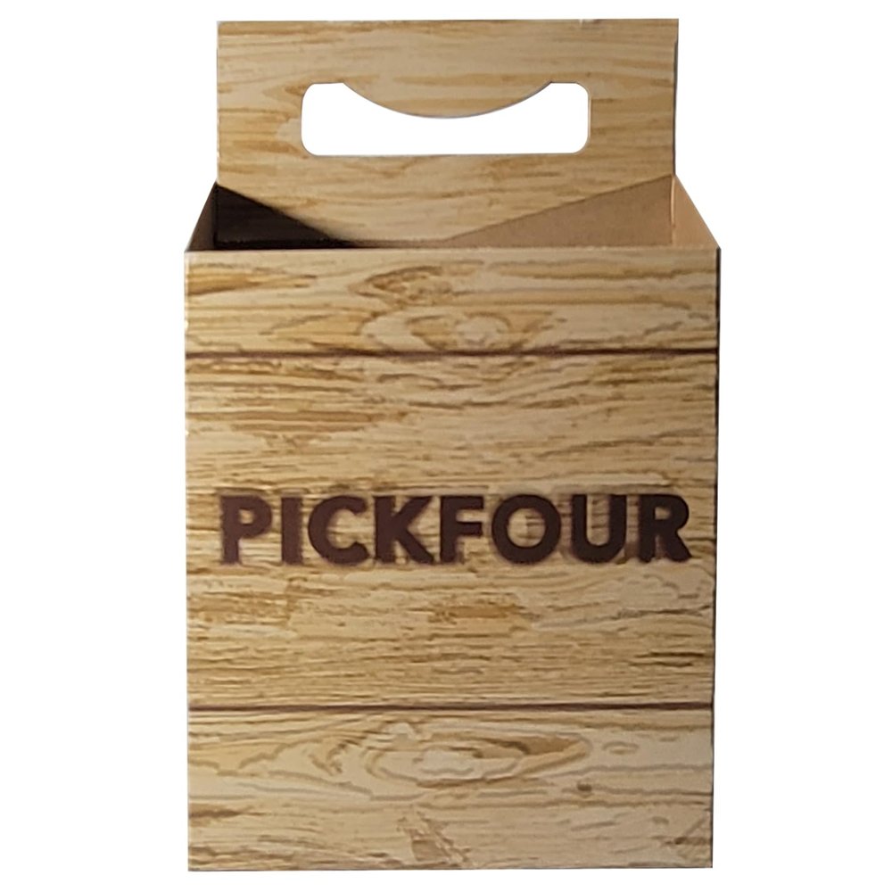 ICE N COLD 4pk Cardboard Carrier (Crate, 150ct) | Holds 4pk 12oz Bottles