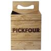 ICE N COLD 4pk Cardboard Carrier (Crate, 150ct) | Holds 4pk 12oz Bottles view 1