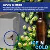 ICE N COLD 4pk Cardboard Carrier (Crate, 150ct) | Holds 4pk 12oz Bottles view 4