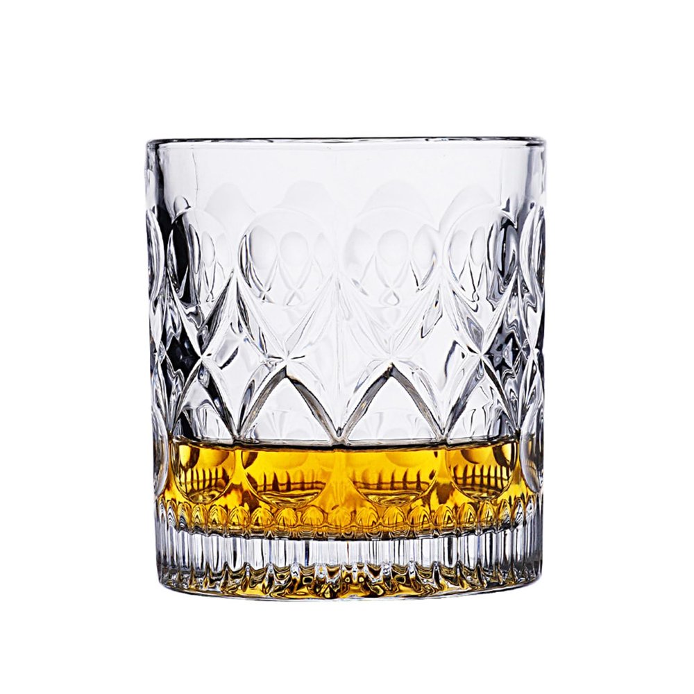 Crystal Glass Whisky Glasses Set of 6-7.11 Oz Old Fashioned Glasses, Luxury Whiskey Glasses for Drinking Bourbon, Scotch Whisky, Cocktails, Cognac, Unique Gifts for Men Husband and Boyfriend