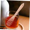 IMIKEYA 2pcs Wooden Honey Dipper Sticks Mixing Tool for Easy Dispensing and Stirring for Kitchen Use and Jam Stirring view 4