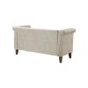 DAQERHSH Bedroom Bench for End of Bed Cloth End of Bed Bench for Bedroom,Upholstered Storage Ottoman Bench with Arms Tufted Bed Bench Entryway Bench Bench Foot of Bed (Size : 100 * 55 * 60cm) view 4