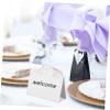 COLLBATH 50pcs Wedding Table Cards Multi-function Place Cards for Events Parties and Banquets Elegant Design for Guest Seating and Distinction view 2