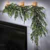 Natural Touch Norfolk Pine Lit LED Garland view 1