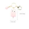 GALPADA 1pc Ice Cream Shaped Keychain Pendant for Bag Decoration Cute Ice Cream Charm Lightweight Hanging Ornament for Keyrings and Accessories view 3