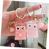 GALPADA 1pc Ice Cream Shaped Keychain Pendant for Bag Decoration Cute Ice Cream Charm Lightweight Hanging Ornament for Keyrings and Accessories view 4