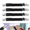 Zerone Adjustable Bed Sheet Clip Fasteners Straps, Elastic Holder, 4Pcs, to use, Keep Corners in Place, Easy to Put on, Suitable for Fitted Sheets, Blankets view 3