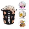 Custom Laundry Basket Personalized Foldable Laundry Hamper with Photo Picture Customized Dirty Clothes Storage Basket with Handle for Dormitory Home Bathroom Hotel view 3