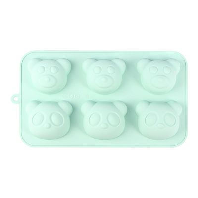 Baking Cake Mold, 6-Piece Three-Dimensional Teddy Bear Cake, Steamed Cake Mold, Children's Complementary Food Mold