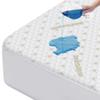 Ambesonne Fitted Nonslip 100% Waterproof Mattress Protector 3D Air Fabric Cover Bed Pad Fiber Smooth Noiseless Texture for a Hotel Quality Comfortable Sleep, 8''-21'' Deep Pocket, King view 1