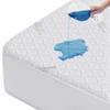 Ambesonne Fiber Fitted Sheet Style Mattress Protector 100% Waterproof 3D Air Fabric Soft and Breathable Bed Cover with 8''-21'' Deep Pocket for a Hotel Quality Comfortable Sleep, Twin XL view 1