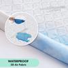 Ambesonne Fiber Fitted Sheet Style Mattress Protector 100% Waterproof 3D Air Fabric Soft and Breathable Bed Cover with 8''-21'' Deep Pocket for a Hotel Quality Comfortable Sleep, Twin XL view 2