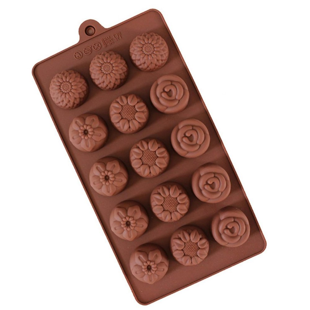 12 DIY Chocolate chip molds, Waffle Pudding Baking Tools, Cake Decorations, Kitchen Supplies