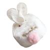 PRETYZOOM Rabbit Ear Plush Tissue Box Cute Napkin Storage Container for Home Office Bar Elegant Easy Paper Towel Replacement for Living Restaurant view 1