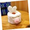 PRETYZOOM Rabbit Ear Plush Tissue Box Cute Napkin Storage Container for Home Office Bar Elegant Easy Paper Towel Replacement for Living Restaurant view 4